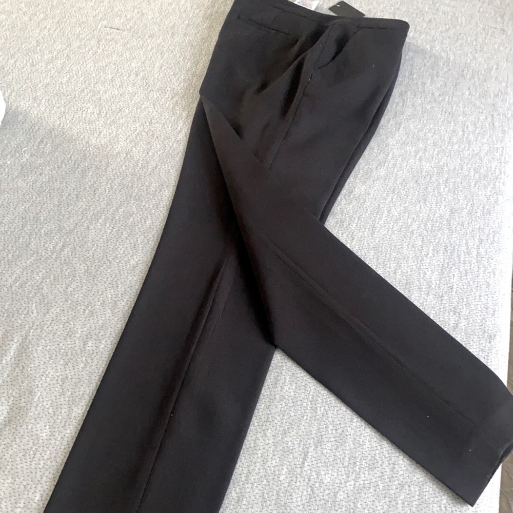 Bcbg Maxazria black straight ankle length pants size 0